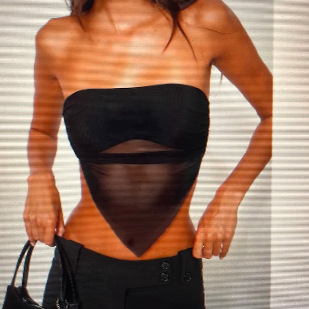 Crop top Gwyneth black